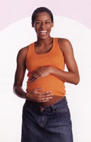 Happy & Healthy Pregnant Woman
